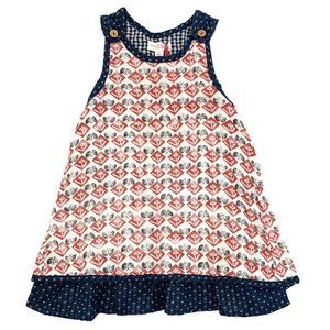 Mimi & Maggie Butterfly Apron Dress Size 4T